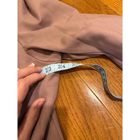 Betabrand Double Breasted Blazer Mauve Pink Size XXL Stretchy Office Career New - Picture 3 of 9